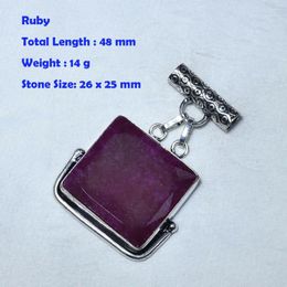 Pendant Necklaces Genuine Labradorite Amethyst Ruby Agate Jasper