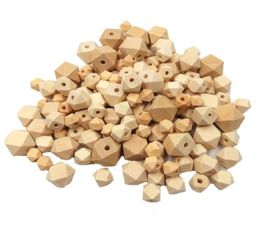 100pcs 12mm Organic Unfinished Geometric Wood Beads Teether Baby Teether DIY Accessories Wooden Octagon Beads For Jewelry Making331933159