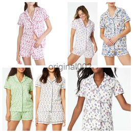Womens Cute Roller Rabbit Pajamas Y2k Monkey Prefabricated Printing 2-piece Pajama Set Short Sleeve Shirt Pj Shorts Casual Wear for womens home wear bm