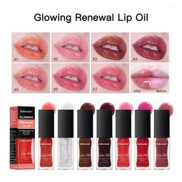 Lip Gloss Glowing Real Tinted Oil Moisturising Mirror Effect Nourishing Jelly Liquid Lipstick With High Finish 8ml