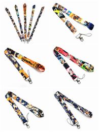 Classic Haikyuu Japanese Anime Lanyard Keychain ID Credit Card Cover Pass Mobile Phone Charm Badge Bags Holder Key Holder Accessories Wholesale 2024 #002