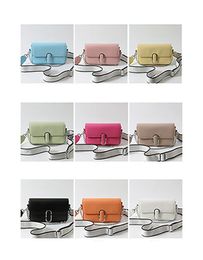 Fashion MJ Women's Bag High Quality Shoulder Crossbody Bag Black Fuchsia Pink Blue Yellow Orange Sizes 21*13*5CM