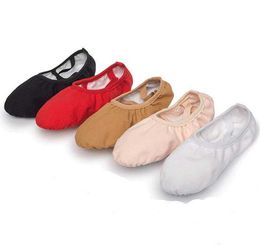 HBP Non-Brand New cheap lace-free elastic mouth ladies cat claw ballet shoes womens flat soft body dance shoes for girls
