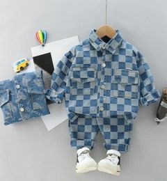Clothing Sets Spring Autumn Casual Boy Set 2022 Fashion Active Denim Jacket Jeans Pant Kid Children Baby Toddler ClothingClothing4382434