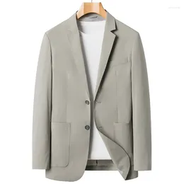 Men's Suits High-quality Handsome Thin Suit Jacket Anti-wrinkle Free Ironing Young Business Leisure Spring And Autumn Ice