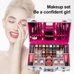 566PCS Makeup Set Eye Shadow Lipstick Lip Gloss Cosmetic Beauty Combination Gift Box Professinal Women 240311