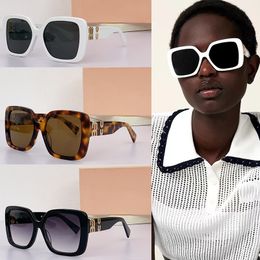 Designers Classic MUMU Sunglasses Acetate Fibre Independent Metal Letter Inlaid Diamond MU10 Womens High end Light Colour Decorative Mirror