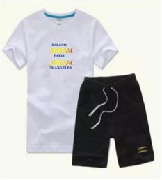 2021 SELL classic New Style 29 years Children039s Clothing For Boys And Girls Sports Suit Baby Infant Short Sleeve Clothes3692645