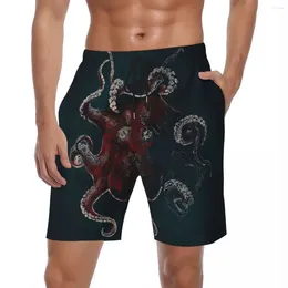 Men's Shorts Ocean Octopus Board Summer Cool Animal Surfing Beach Quick Drying Casual Pattern Oversize Swimming Trunks