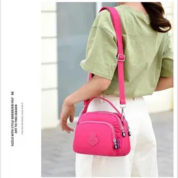 Shoulder Bags Simple Fashion Women's Bag Versatile Korean Version Of A Light Soft Waterproof Nylon Small Cross-body B