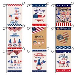 Happy Independence Day Garden flag Celebrating holidays 4th July welcome USA garden flag god bless flag let freedom ring P300