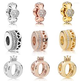 Loose Gemstones Real Openwork Heart Modern LovePods Spacer Charms 925 Sterling Silver Bead Fit Fashion Bracelet Diy Jewelry