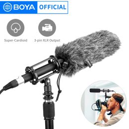 Microphones BOYA BYBM6060 Professional Shotgun Microphone SuperCardioid Condenser Mic for Filming Canon Nikon Sony Video DSLR Camcorder