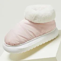 Casual Shoes Winter Footwear Waterproof Ladies Snow Boots Soft Bottom Comfotable Light High-top Female Booties Women Warm Fluffy