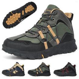 Fitness Shoes Winter Hiking Male Classics Style Lace Up Men Sport Outdoor Wear-resistant Jogging Trekking Sneakers Training