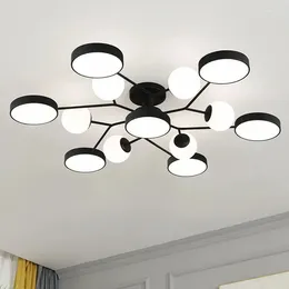 Chandeliers LED Modern Ceiling Chandelier Living Room Bedroom Kitchen Indoor Lighting Lamps Lustre Fixture Light CX118WZ