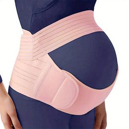 Maternity Belly Band Pregnant Women Waist Care Abdomen Support Belly Band Back Clothes Pants Ropa Brace Pregnancy Protector 240311