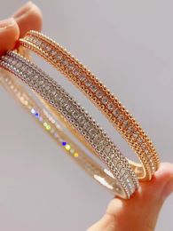 Luxury Designer Bracelet Diamonds Full Star Bracelets Titanium steel Silver Gold Bracelet Ladies Party Gift Men Luxury Jewellery
