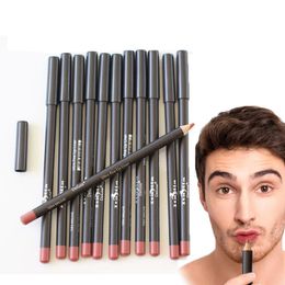 Men lipliner 12 pencils Italia Deluxe Ultra Fine Lip Liner lasting Add Colours Glamour Natural Tone Assorted 1033 1052 1054 1056 240315