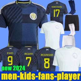 2024 Scotland Home Awa Soccer Jerses 2025 Scottish MCGINN TIERNEY Mctomina Football Shirt Fans Plaer 24 25 CHRISTIE Men Kids Kits ROBERTSON 150Th 351