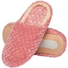 HBP Non-Brand Stock in European Warehouse Thermal Winter Indoor Slippers Hotel Slipper