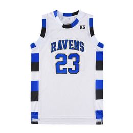 Basketball Sleevelsss Adult Jersey One Tree Hill Nathan Scott 23# 3# Ravens Stitched Sport Movie TV series Jersey maillot 240315