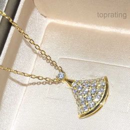 Collana Collane di design Collane BGARI DIVAS DREAM con diamanti placcati in oro 18 carati riproduzioni ufficiali di lusso di altissima qualità 5A UHGN