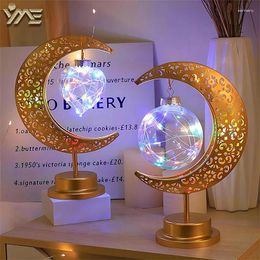 Table Lamps Moon Star Lights Lamp Home Dcoration Party Holiday Lighting Night Light Bedroom Decor Colourful