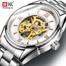 Switzerland weskey Fashionable and Atmospheric Waterproof Precision Steel Automatic Mechanical Watch, Men's Watch