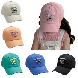 Ball Caps Quick Drying Baseball Cap For Kids Girl Boy Summer Baby Sun Hats Letter Cartoon Cute Snapback Children Sunscreen Visor Hat