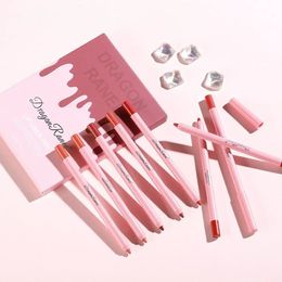 12pcs Lip Liner Set Velvety Nude Lip Liner Pencil Stain Waterproof Long Wear Lip Gloss Matte Lasting Lipstick Makeup Lip Liner 240315