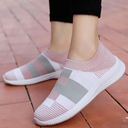 Boots Women Flats Fashion Shoes For Women Round Toe Breathable Women Casual Shoes Platform Comfortable Zapatillas MujerFemme Footwear