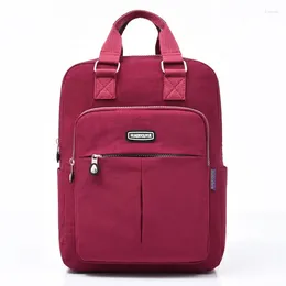 School Bags XZAN 2024 Top-Handle Women Backpack Waterproof M2 Casual Travel Bag Fashion Hool For Teenage Girls