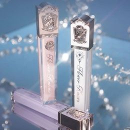 Flower Knows Unicorn Crystal Lip Glaze Mirror Moisture Lipstick Korean Lip Balm Clear Lipgloss For Dark Lips 240312