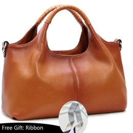 PU Leather Handbags for Women Shoulder Bag Top Handle Satchel Ladies Large Capacity Solid Fashion Hobo Crossbody Bags 240401