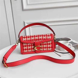 Woven Big Five Lock Single Womens Double Strap Handbag 70% Off Store wholesale