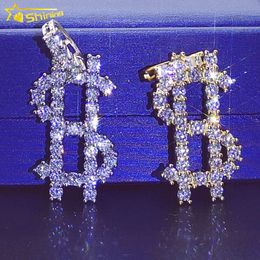 S Fashion Hip Hop Jewellery Lab US Dollar Pendant Vvs-D Moissanite Diamond Pendants