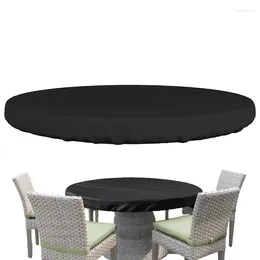 Table Cloth Patio Top Covers Outdoor Round Waterproof For Furniture Coffee