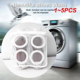 Laundry Bags 1-5PCS Washing Machine Shoes Bag Travel Shoe Storage Portable Mesh Anti-deformation Protective Clothes