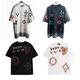 Summer Mens Designer shirt Casual Man Womens Tees With Letters Print Short Sleeves Top Sell Men Loose edition T Shirt Size S-XXXL