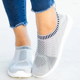 Casual Shoes Rimocy Breathable Mesh Women Sneakers 2024 Autumn Comfortable Running Woman Soft Sole Knitted Sock Plus Size 35-43