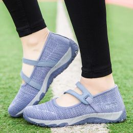 Flats Women Flats Shoes Summer Mesh Sneakers Breathable Casual Shoes Women Loafers Lady Soft Walking Sneaker Boat Shoe Zapatos Mujer