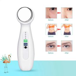 1Mhz 3Mhz Electric Ultrasonic Face Cleanser Massager 7 Colours Pon Sonic Lifting Skin Care Anti Ageing Wrinkle Removal 240312