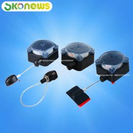 Kits 10 pcs Retail Display Security Wire Pull Box Retractable Cable Alarm Recoiler For Luxury Bag Watch Camera Anti Theft