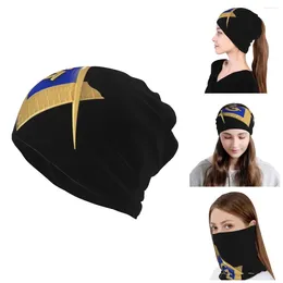 Berets Freemason Logo Skullies Beanies Caps Women Men UV Face Shield Neck Gaiter Winter Masonic Freemasonry Bandana Scarf For Cycling