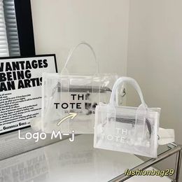 M-Jis Designer Bag Transparent Jelly Bag Waterproof Large capacity bag Fashion Tote bag All-in-one Shoulder bag See picture Contact me