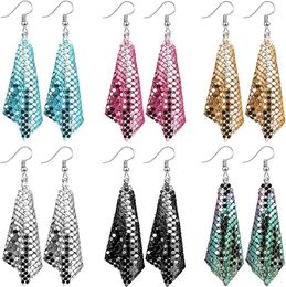 Stud Earrings 2024 Luxury Colorful Metal Tassel Exaggerate Exquisite Trendy Party Jewelry For Ladies