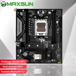 MAXSUN AMD AM5 Motherboard B650M WIFI Dual-channel DDR5 Supports up to 128GB WIFi5 PCIE4.0 Supports AMD Ryzen7000 series