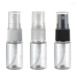 Storage Bottles 500PCS/LOT-10ML Spray Bottle Clear Plastic Perfume Refillable Empty Cosmetic Container With Mist Atomizer Liquid Vials