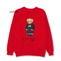 Little Bear Brand Men's Hoodies Sweatshirts RL Designer Hoodies Sweatshirts Bear Polo Ralphs Pullover Plush Long Sleeved Ralphs Jacket 9669